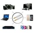 thumbnail image 2 of Unique Bargains 3.5mm Plug Male to Male Nylon Audio Auxiliary Extension Cable 1M Long for Phone, 2 of 4
