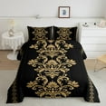 thumbnail image 2 of Erosebridal Ancient Damask Comforter Sets Full Size,Gothic Plant Floral Comforters & Duvets,Boho Style Bedding Full Comforter Set For Teens,Ultra Soft Room Decoration Reversible,3 Pieces, 2 of 8