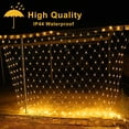 thumbnail image 2 of Neumático navideño Oopswow, 3 m x 2 m, 200 LED, blanco cálido, 2 of 7