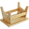 thumbnail image 3 of Bamboo Step Stool One Step Stool Potty Training Stool Portable Sturdy Bedside Stool for High Beds Kids Adults Support up to lbs Easy Assembly, 3 of 6
