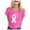 Pink, variant on FINALGANG Women T-Shirt Cartoon Graphic Printed Short Sleeve Round Neck Tshirt Tops Womens Leisure Holiday Party Vacation Tee,Hot Pink,L