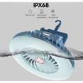 thumbnail image 5 of Ventilador portátil para acampar con LED, ventilador de batería recargable USB para carpa, automóvil, emergencia, 5 of 5