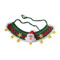 thumbnail image 4 of Collar de punto Salvador tejido a mano navideño para gatos y perros S, 4 of 10