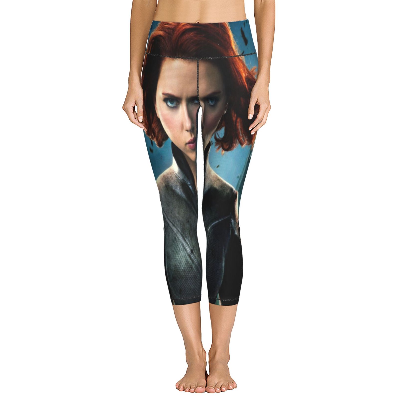 Yoga pants High waist cropped pants 