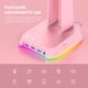 thumbnail image 3 of Onikuma ST-2 Auriculares Soporte RGB desmontable 3 puertos USB Conector de audio Multi-Moders Auriculares Soportes Accesorios con rosa base sidaley EL006219-03B, 3 of 7