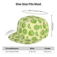 thumbnail image 6 of Haiem Various Lemons Classic Snapback Cap Flat Bill Hat Baseball Cap Adjustable Size Cotton Dad Hat, 6 of 9