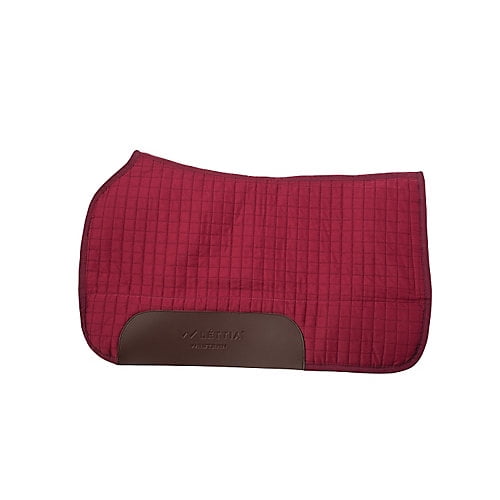 Lettia CoolMax Western Saddle Pad Burgundy