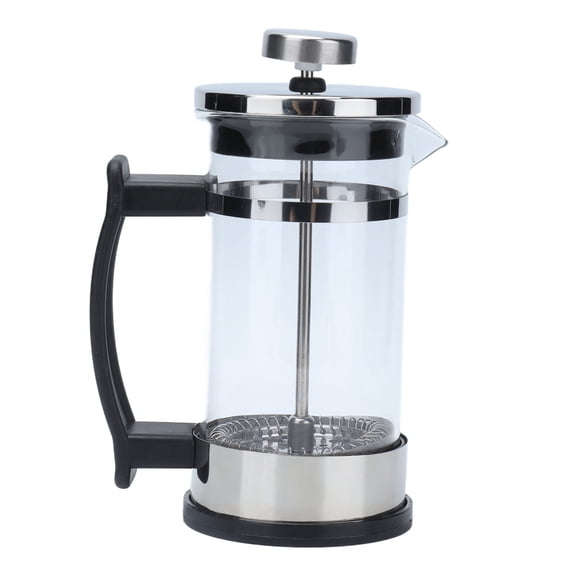 BIMZUC 350ml / 11.8 oz Borosilicate Glass French Press Coffee Maker Heat Resistant Hand Brewing Tea Maker Pot for Home Office