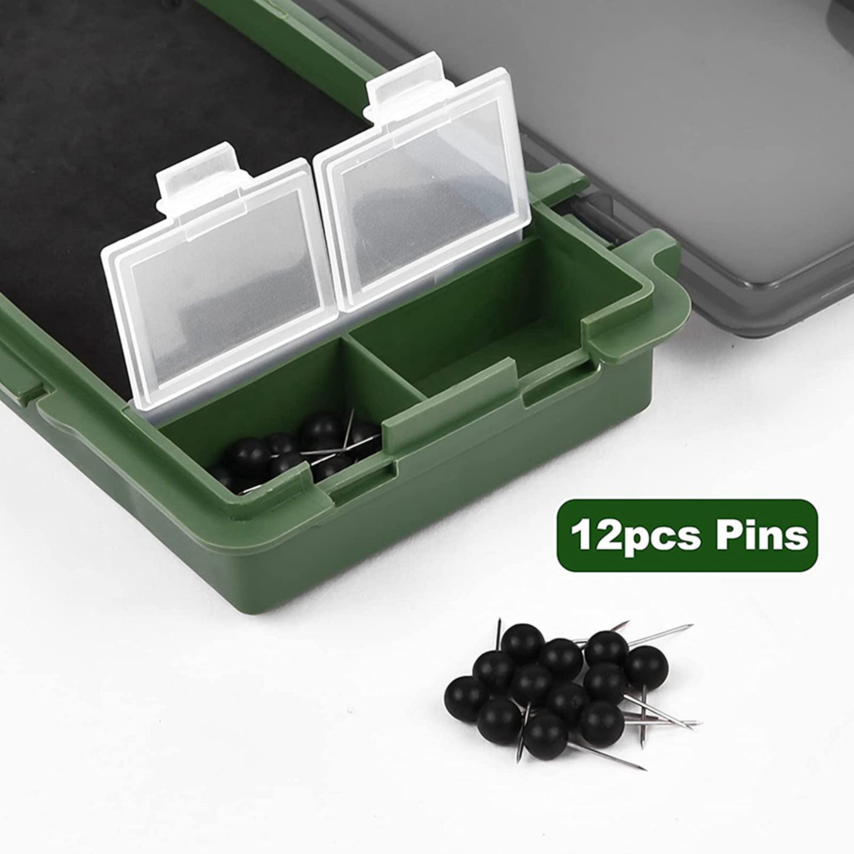 carp fishing rig box Predator | Tackle & Accessories - Mias Angling Matte black 20 x Size 8 Swivels Golden Catch G.Carp Multi Tackle