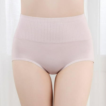Value for Money  Women s High Waist Underwear  Breathable Cotton  Seamless Design  Comfort Fit  for Daily Wear  Supportive  Undergarments  Plus Size Womens Pants | Purple XL  Sopatenor