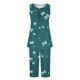 thumbnail image 2 of Conjunto de Verano para las Mujeres Casual Impreso sin Mangas Cuello Redondo Y Pantalones Recortados de Dos Piezas, 2 of 6