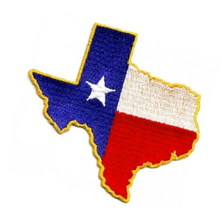 Texas Raiders Texas Flag Sew On Patch