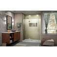 thumbnail image 5 of DreamLine Unidoor-X 60 1/2-61 in. W x 72 in. H Frameless Hinged Shower Door in Brushed Nickel, 5 of 13