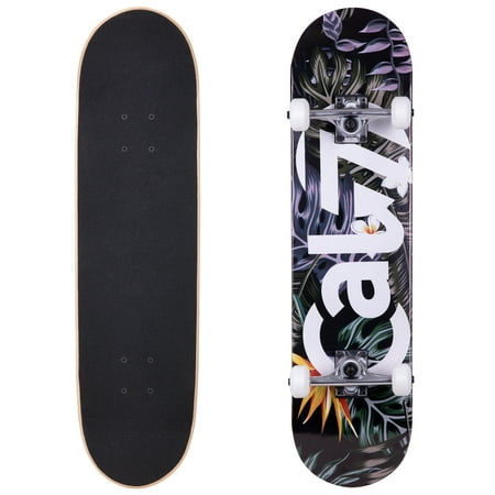 Cal 7 Complete Skateboard, Popsicle Double Kicktail Maple Deck, Skate Styles in Graphic Designs (8