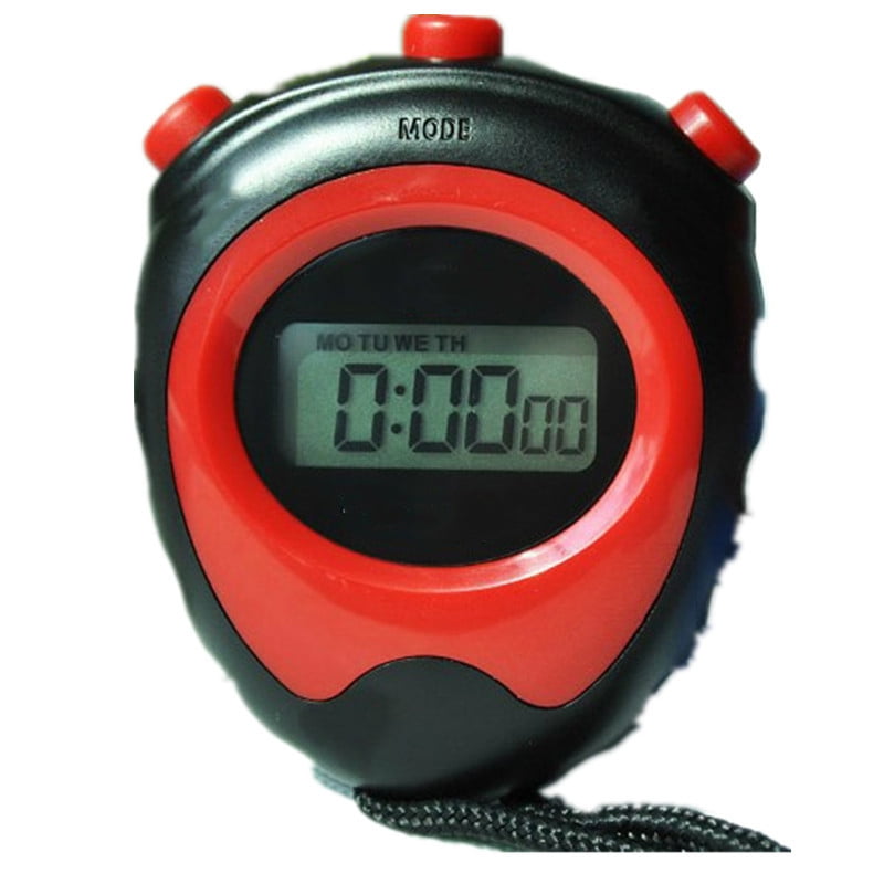 Lot Sports Stopwatch Timer Countdown Timer 12/24 Hour Clock Calendar with Alarm 