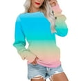 thumbnail image 1 of Sweat à Capuche Mode pour Femmes 2023 Col Rond Mode Décontractée Manches Longues Imprimé Chandail en Molleton Blouse 50 % de Réduction Costumes Halloween/noël, 1 of 1