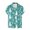 Sky Blue, variant on Mens Easter Day T Shirts Button Down Short Sleeve Fun Tops Bunny Printed Spring Casual Tees
