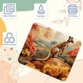 thumbnail image 3 of Kangaroo Non-Slip Rubber Bottom Printed Gaming Mouse Pad Mouse Mat - Square 8.3x9.8 Inch, Suitable for Office and Gaming., 3 of 6