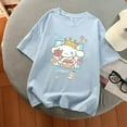 thumbnail image 4 of Sanrio Cinnamoroll Multicolor Graphic T Shirts Kawaii Girl Y2k Top Aesthetic Harajuku Summer Oversized T Shirt Women Clothes Tee, 4 of 22