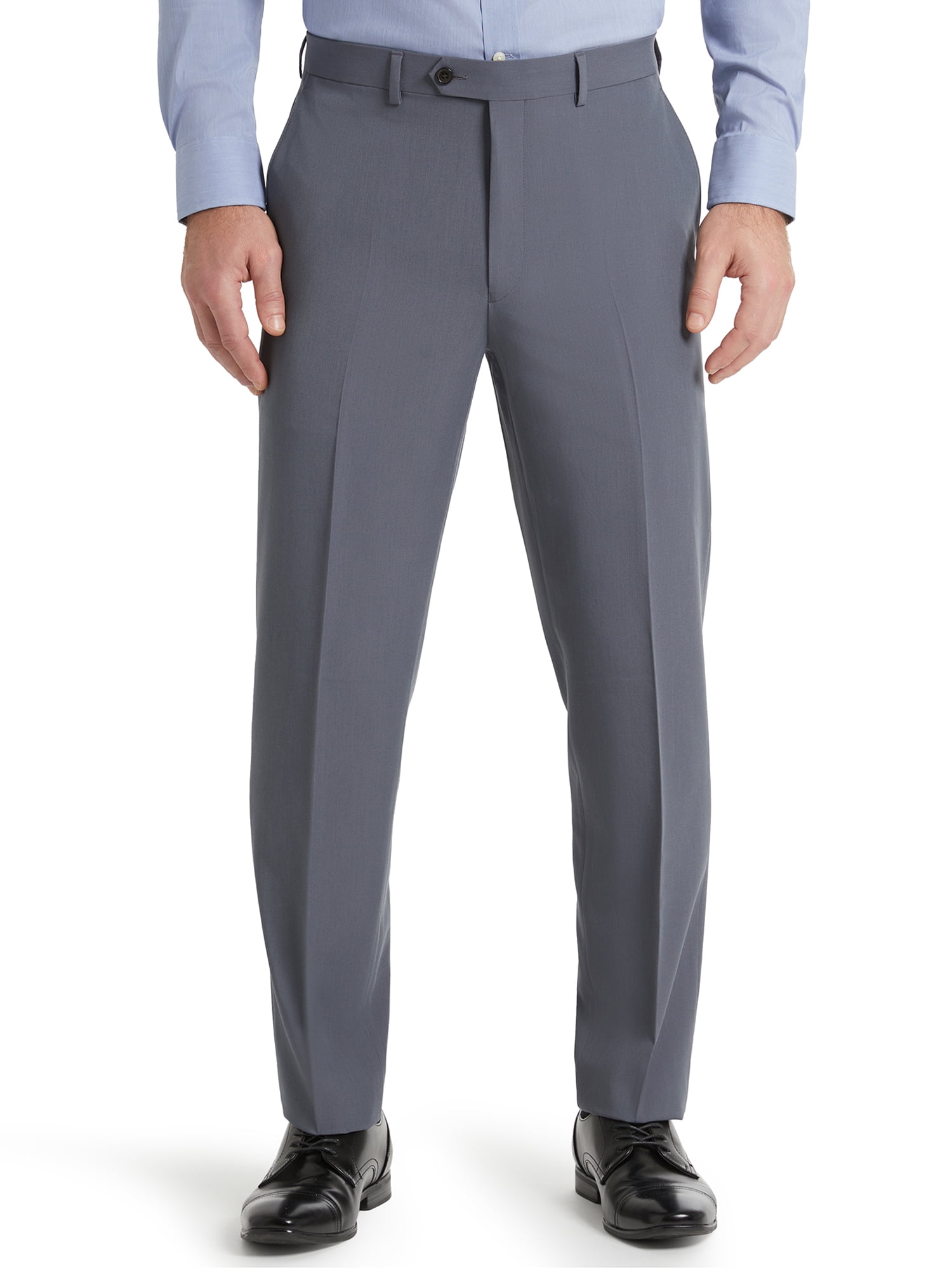 Chaps Flat Front Men's Solid Classic Fit Tailored Suit Separate Pant