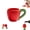 Coffee Mug-A, variant on Premium Boutique Unique Strawberry Shape Goblet & Coffee Mug Set, Cute Ceramic Wine Glasses for Couples Gift, Creative Fruit Tea Cup Drinkware for Wedding Anniversary Birthday