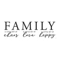 thumbnail image 2 of Lettered and Lined 32x13 Gold Ornate Wood Framed with Double Matting Museum Art Print Titled - Family, 2 of 4