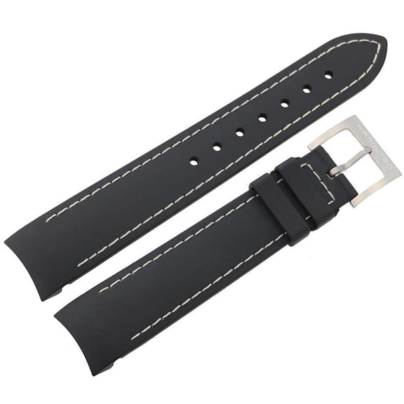 Hamilton Watchband 20mm Black Rubber part#H600745100