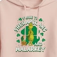 thumbnail image 3 of The Grinch - Prone To Shenanigans Malarkey - Juniors Cropped Pullover Hoodie, 3 of 5