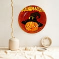 thumbnail image 5 of Wukai Halloween Pumpkin Print Decorative Plate for Display,Bone China Decorative Plate, Ceramic Dinner Plate with Stand, Vertical Ceramic Plate-8in, 5 of 6