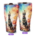 thumbnail image 2 of Hello 2025 Doberman Pinscher Celebrates Happy New Year Firework Balloon 30oz Stainless Steel Tumbler Insulated Cup with Lid Doberman Dog Lover Gifts - 02024, 2 of 5