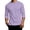 Purple -AM21, variant on Nestiefly Men's Shirts 3/4 Sleeve Cotton T-Shirt Crew Neck Tees Classic Basic Casual Tops Plain Soft Shirt Red M