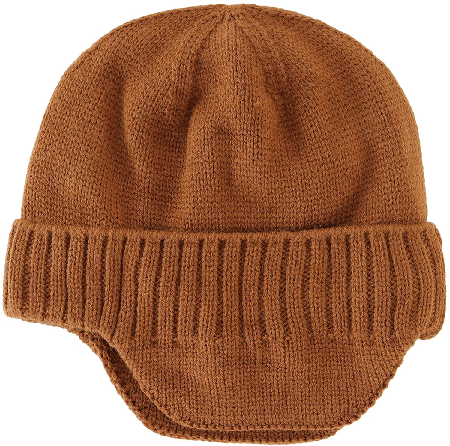 Mens Winter Hat Knit Earflap Hat 