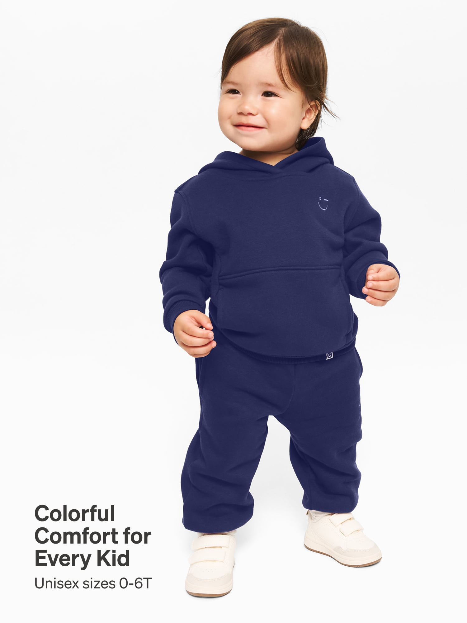 Color Mix by Garanimals Baby & Toddler Fleece Sweatpants, Sizes 0–6T
