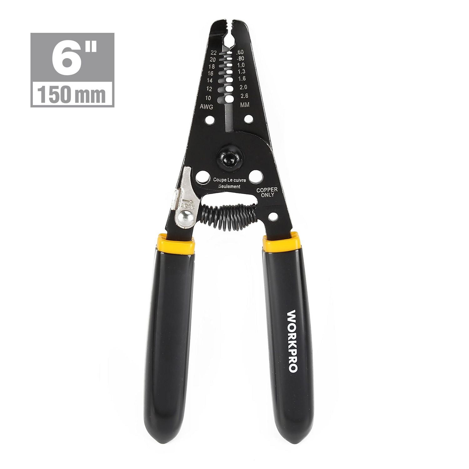 WorkPro Pince à dénuder 6 po