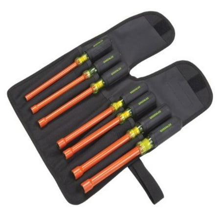 - Greenlee 0253-03NH-INS Insulated Nut Driver Kit, 7-Piece