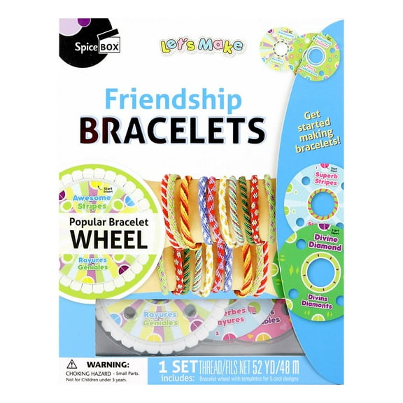 SpiceBox Friendship Bracelets Let's Make Children's Activity Jewelry Making