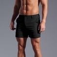 thumbnail image 5 of Frnrwgo Mens Swim trunks Button Zipper Elastic Waist Pocket Solid Quick Dry Beach Shorts, 5 of 5