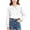White, variant on ITSAME Girls Button Down Shirts Cotton Ruffle Lapel Long Sleeve School Uniform Blouses Fashion Casual Tops Purple Size 8