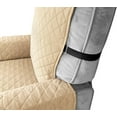 thumbnail image 3 of GZhLonKiMa Waterproof Rhombus Recliner Chair Protector for Electric Chair with Elastic Straps & Side Pockets, Armchairs Covers Non-slip Sofa Slipcover Furniture Protector for Pets (Camel,Small), 3 of 7