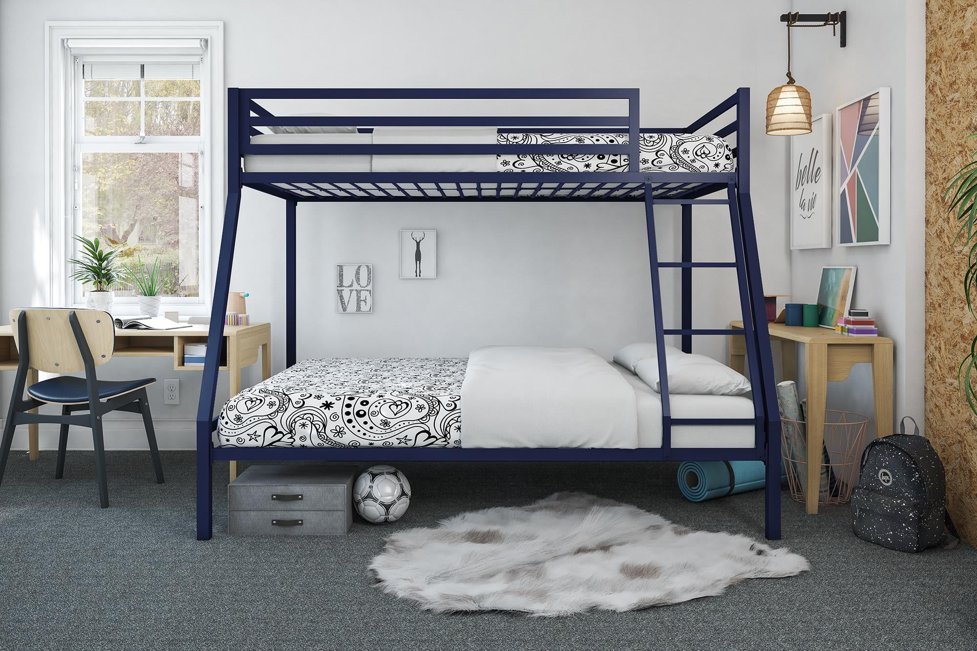 Mainstays twin over full metal sturdy bunk bed online