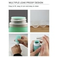 Silica Gel Portable Travel Bottles Reusable, LeakProof, and Easyto