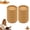 20pc, variant on Cork Coasters with Lip,Protect Your Table from Beverage Leak-Proof Cork Cup Holder Bulk,Non-Slip, Heat-Resistant,Absorbent and Reusable Coasters for Drinks