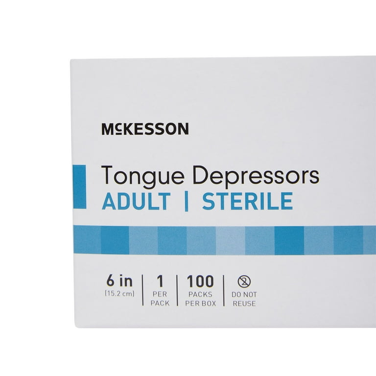 Infant Tongue Depressor, 4-1/2, Non-Sterile, 1000 per box, 10
