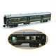 thumbnail image 5 of Vagón de equipajes de tren a escala 1/75, modelo de vagón con luces, colección conmemorativa Verde, 5 of 9