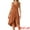 Caramel, variant on DARING DIVA Women's V Neck Sleeveless Midi Wrap Dresses XL Caramel