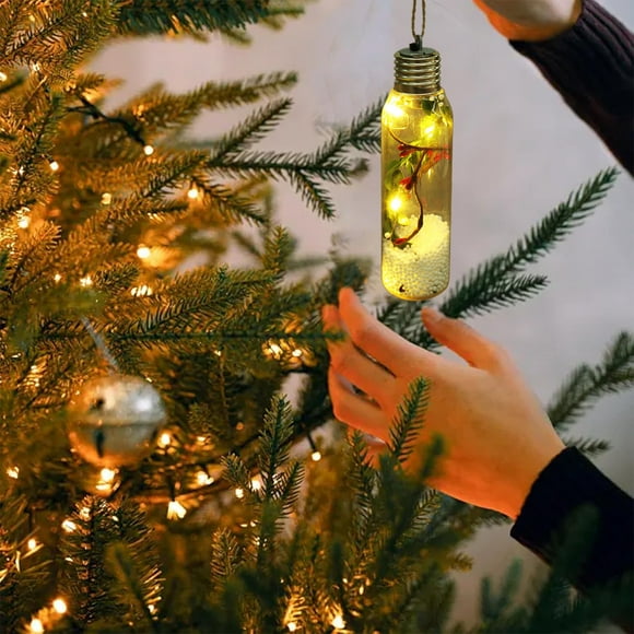 Clearance!Giyblacko Christmas Vintage Decor String Light LED Bulbs String Lights Christmas String Light With Tree & Snow & Cute Ornaments Snow Globe String Lights For Bedroom Christmas Decor