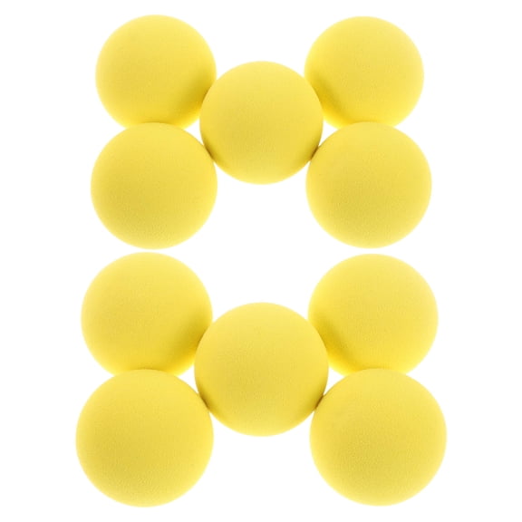 BESTYASH 10Pcs Reusable Yellow Soft Foam Golf Balls for Backyard Golf Games and Practice
