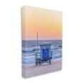 thumbnail image 3 of Stupell Industries Tranquil Orange Sunset Beach Hut Ocean Shore Photograph Gallery Wrapped Canvas Print Wall Art, Design by Jeff Poe, 3 of 7