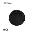 thumbnail image 4 of stanreset 4 Pieces Car Tire Cover Vehicle Wheel Protector for Weatherproof Sleeve Black 82x30cm, 4 of 6