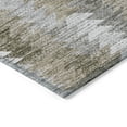 thumbnail image 4 of HomeRoots 579502 8 x 10 ft. Geometric Washable Indoor & Outdoor Rectangle Area Rug, Brown, Beige & Gray, 4 of 5